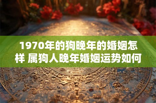 1970年的狗晚年的婚姻怎样 属狗人晚年婚姻运势如何