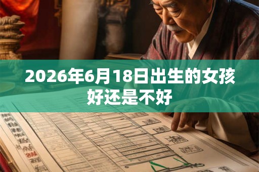 2026年6月18日出生的女孩好还是不好