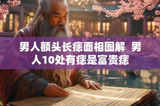 男人额头长痣面相图解  男人10处有痣是富贵痣
