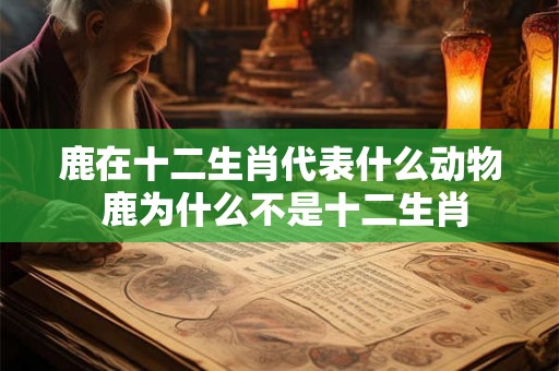鹿在十二生肖代表什么动物 鹿为什么不是十二生肖