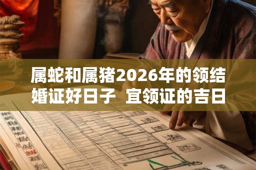 属蛇和属猪2026年的领结婚证好日子  宜领证的吉日