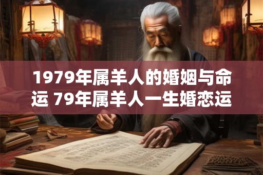 1979年属羊人的婚姻与命运 79年属羊人一生婚恋运