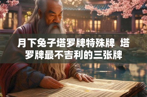 月下兔子塔罗牌特殊牌  塔罗牌最不吉利的三张牌
