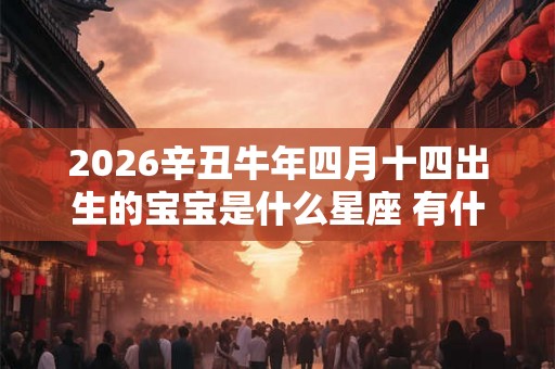 2026辛丑牛年四月十四出生的宝宝是什么星座 有什么性格特点