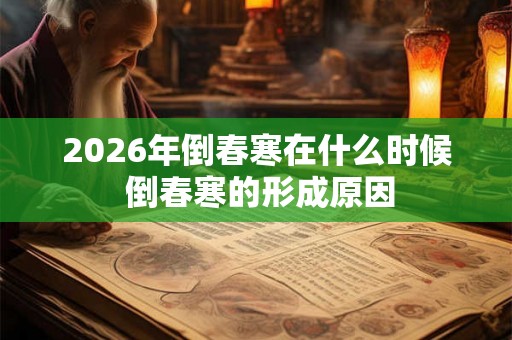 2026年倒春寒在什么时候 倒春寒的形成原因