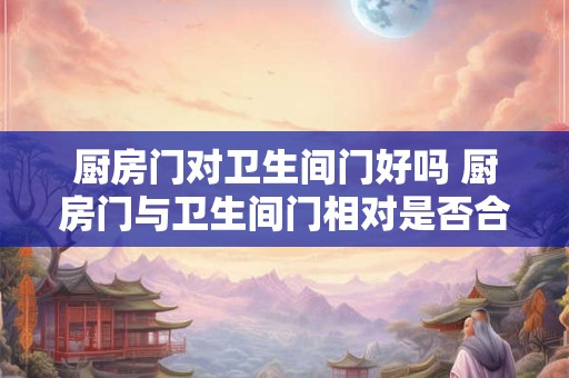 厨房门对卫生间门好吗 厨房门与卫生间门相对是否合理
