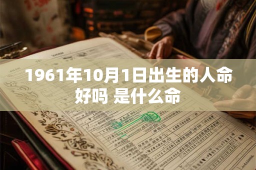 1961年10月1日出生的人命好吗 是什么命