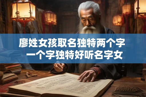 廖姓女孩取名独特两个字  一个字独特好听名字女