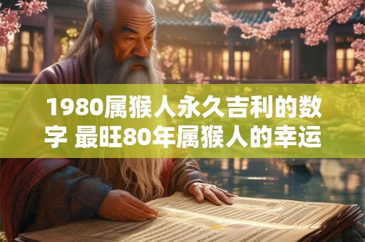 1980属猴人永久吉利的数字 最旺80年属猴人的幸运号码