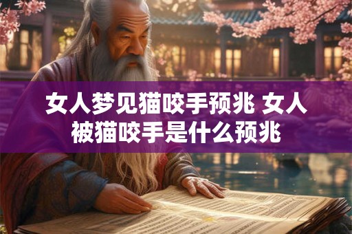 女人梦见猫咬手预兆 女人被猫咬手是什么预兆