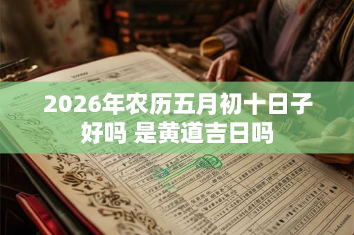 2026年农历五月初十日子好吗 是黄道吉日吗 2026年农历五月初十日子好吗 是黄道吉日吗