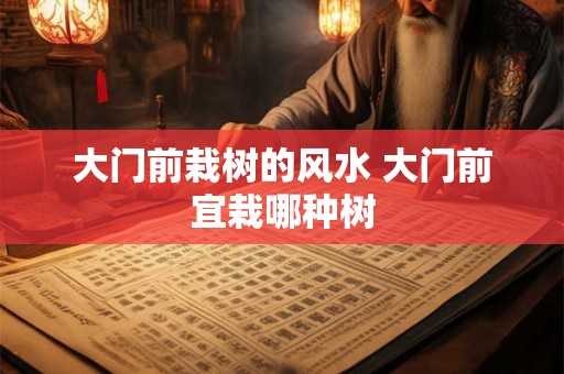 大门前栽树的风水 大门前宜栽哪种树