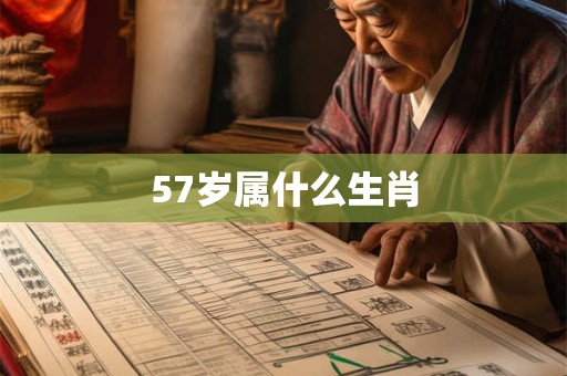 57岁属什么生肖