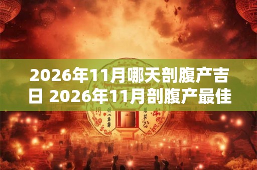 2026年11月哪天剖腹产吉日 2026年11月剖腹产最佳日子