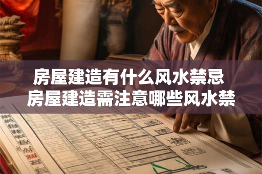房屋建造有什么风水禁忌 房屋建造需注意哪些风水禁忌