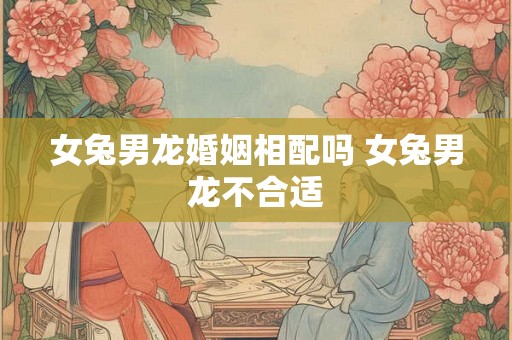 女兔男龙婚姻相配吗 女兔男龙不合适