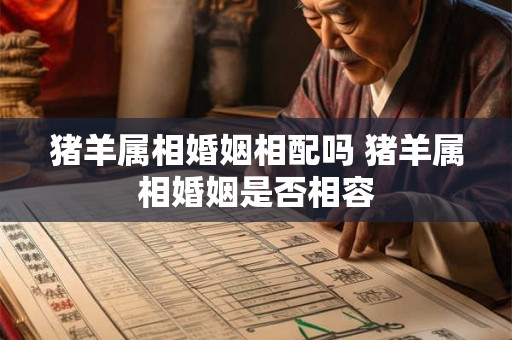 猪羊属相婚姻相配吗 猪羊属相婚姻是否相容