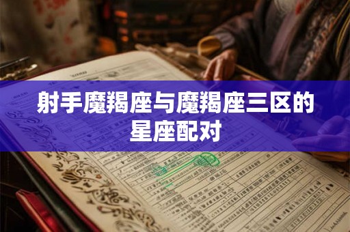 射手魔羯座与魔羯座三区的星座配对