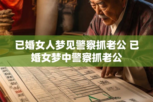 已婚女人梦见警察抓老公 已婚女梦中警察抓老公