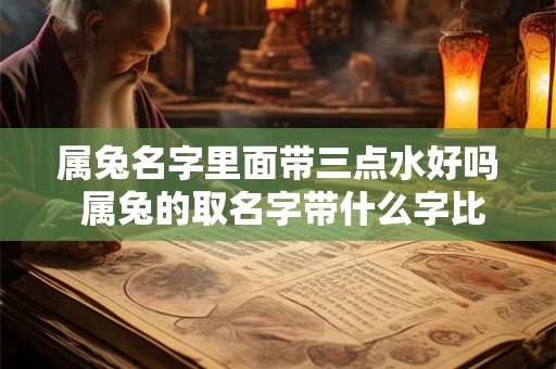 属兔名字里面带三点水好吗 属兔的取名字带什么字比较好