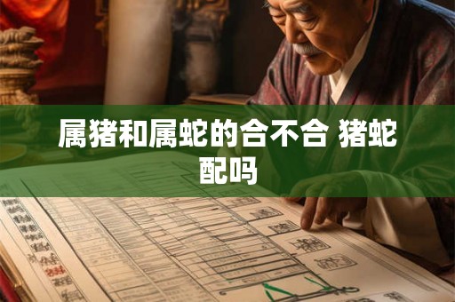 属猪和属蛇的合不合 猪蛇配吗