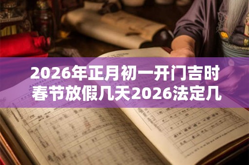 2026年正月初一开门吉时 春节放假几天2026法定几天