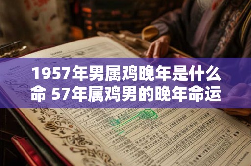 1957年男属鸡晚年是什么命 57年属鸡男的晚年命运如何 1957年男属鸡晚年是什么命 57年属鸡男的晚年命运如何