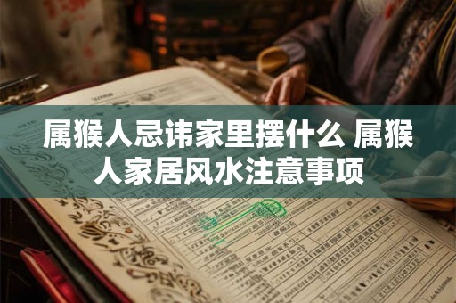 属猴人忌讳家里摆什么 属猴人家居风水注意事项 属猴人忌讳家里摆什么 属猴人家居风水注意事项