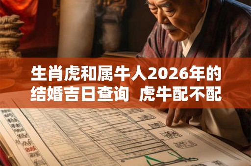 生肖虎和属牛人2026年的结婚吉日查询  虎牛配不配