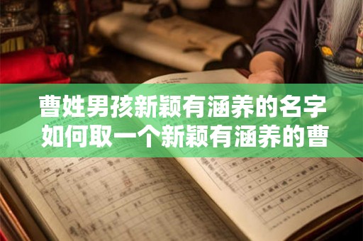 曹姓男孩新颖有涵养的名字 如何取一个新颖有涵养的曹姓男孩名字