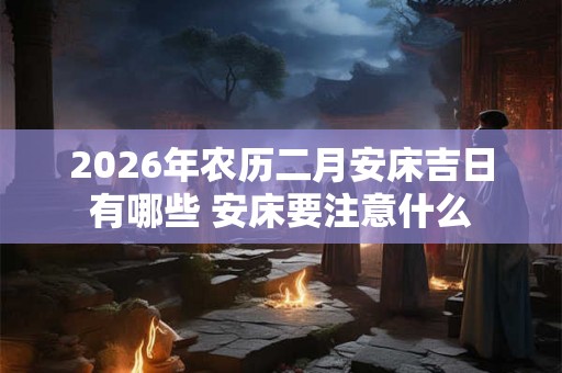 2026年农历二月安床吉日有哪些 安床要注意什么