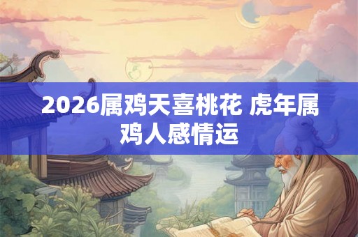 2026属鸡天喜桃花 虎年属鸡人感情运