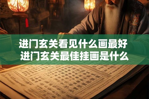 进门玄关看见什么画最好 进门玄关最佳挂画是什么