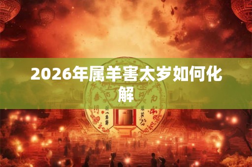 2026年属羊害太岁如何化解 2026年属羊害太岁如何化解
