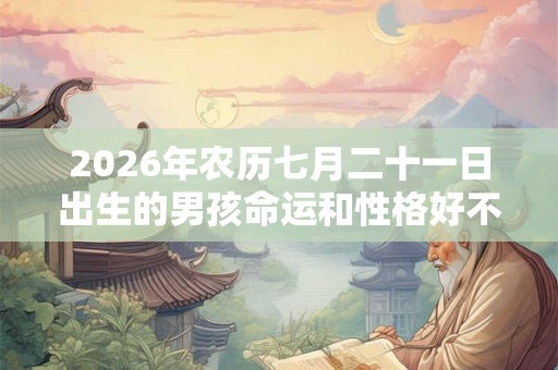 2026年农历七月二十一日出生的男孩命运和性格好不好