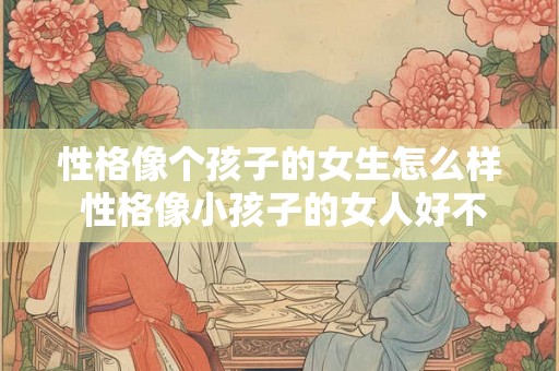 性格像个孩子的女生怎么样 性格像小孩子的女人好不好