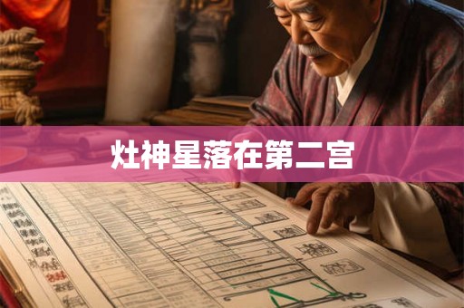 灶神星落在第二宫