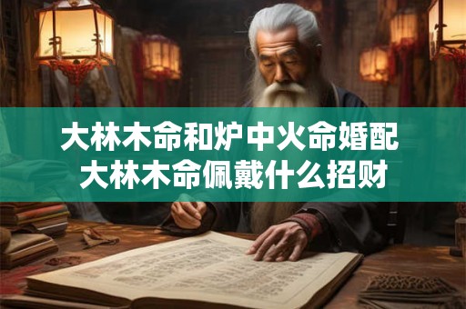 大林木命和炉中火命婚配 大林木命佩戴什么招财