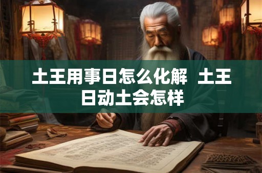 土王用事日怎么化解  土王日动土会怎样