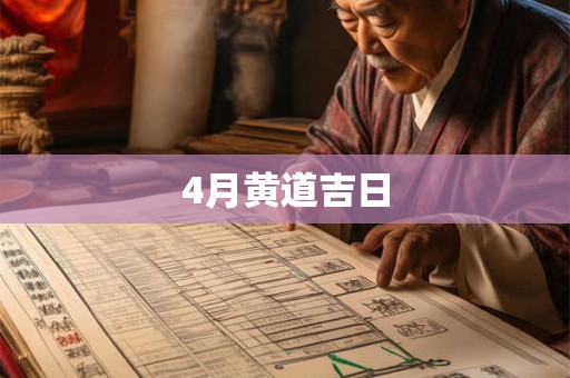 4月黄道吉日