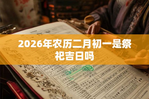 2026年农历二月初一是祭祀吉日吗 2026年农历二月初一是祭祀吉日吗