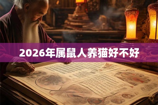 2026年属鼠人养猫好不好