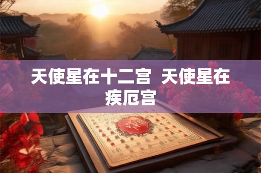天使星在十二宫 天使星在疾厄宫 天使星在十二宫 天使星在疾厄宫