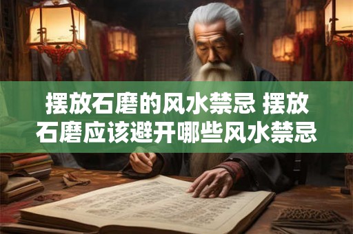 摆放石磨的风水禁忌 摆放石磨应该避开哪些风水禁忌