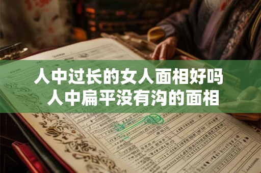 人中过长的女人面相好吗  人中扁平没有沟的面相