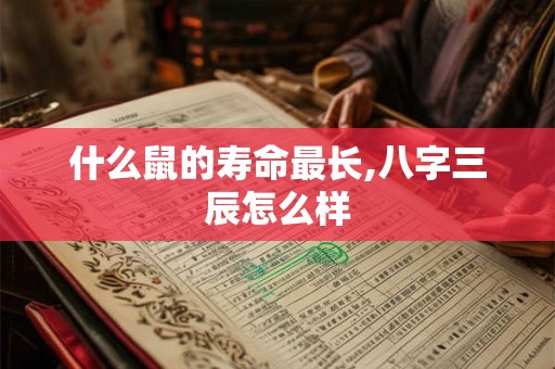 什么鼠的寿命最长,八字三辰怎么样