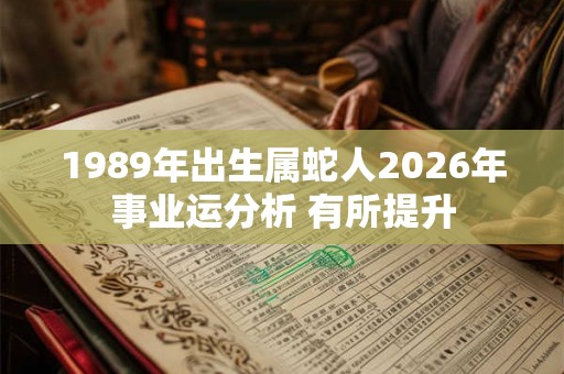 1989年出生属蛇人2026年事业运分析 有所提升