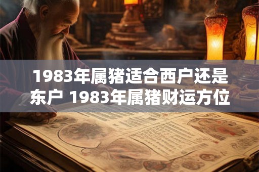 1983年属猪适合西户还是东户 1983年属猪财运方位