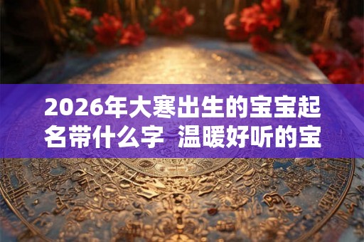 2026年大寒出生的宝宝起名带什么字  温暖好听的宝宝名字