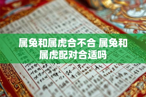 属兔和属虎合不合 属兔和属虎配对合适吗
